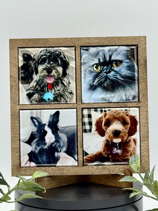 Photo Magnet Frame (holds 4 magnets)