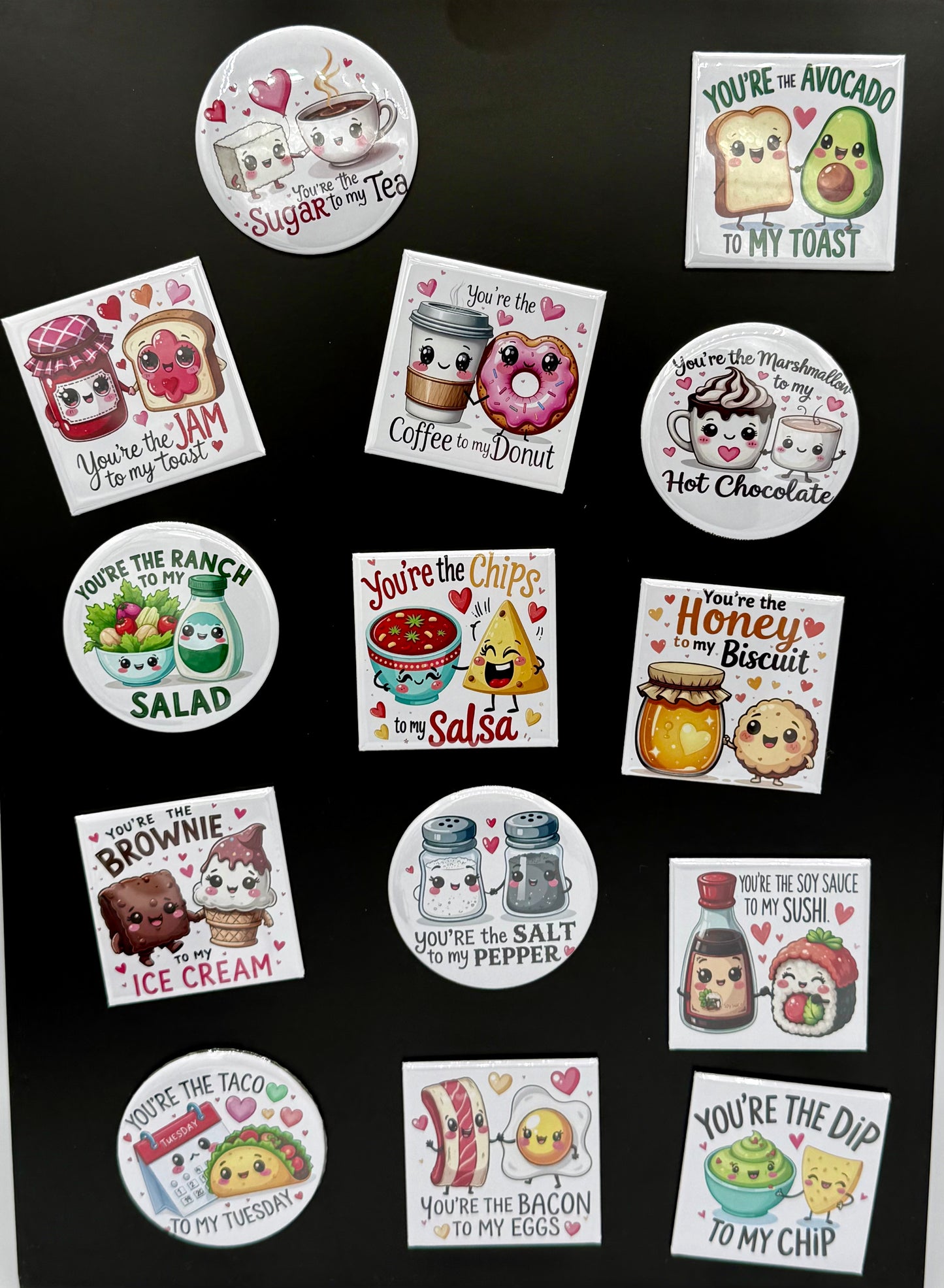 Food Pun Magnets