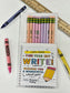 Personalized Ticonderoga #2 Pastel Pencils 10 pack