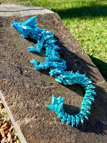 Articulating Crystal Dragon 21"