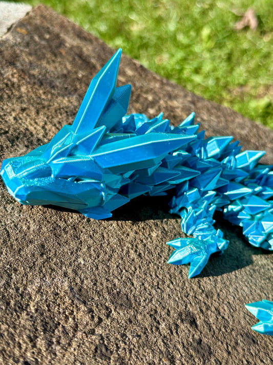 Articulating Crystal Dragon 21"