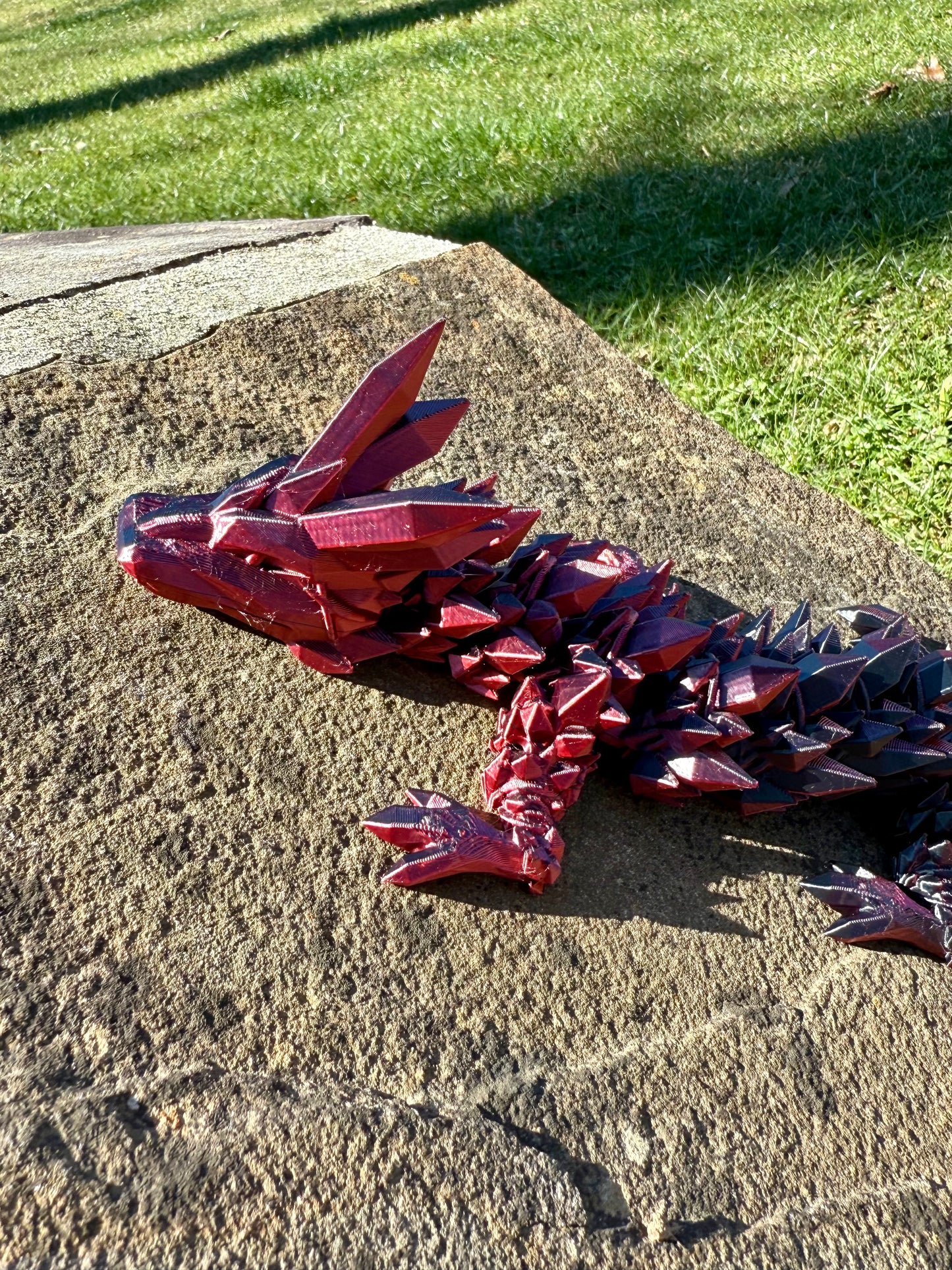 Articulating Crystal Dragon 21"