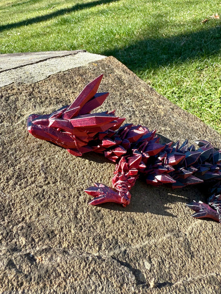 Articulating Crystal Dragon 21"