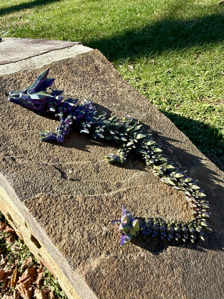 Articulating Crystal Dragon 21"