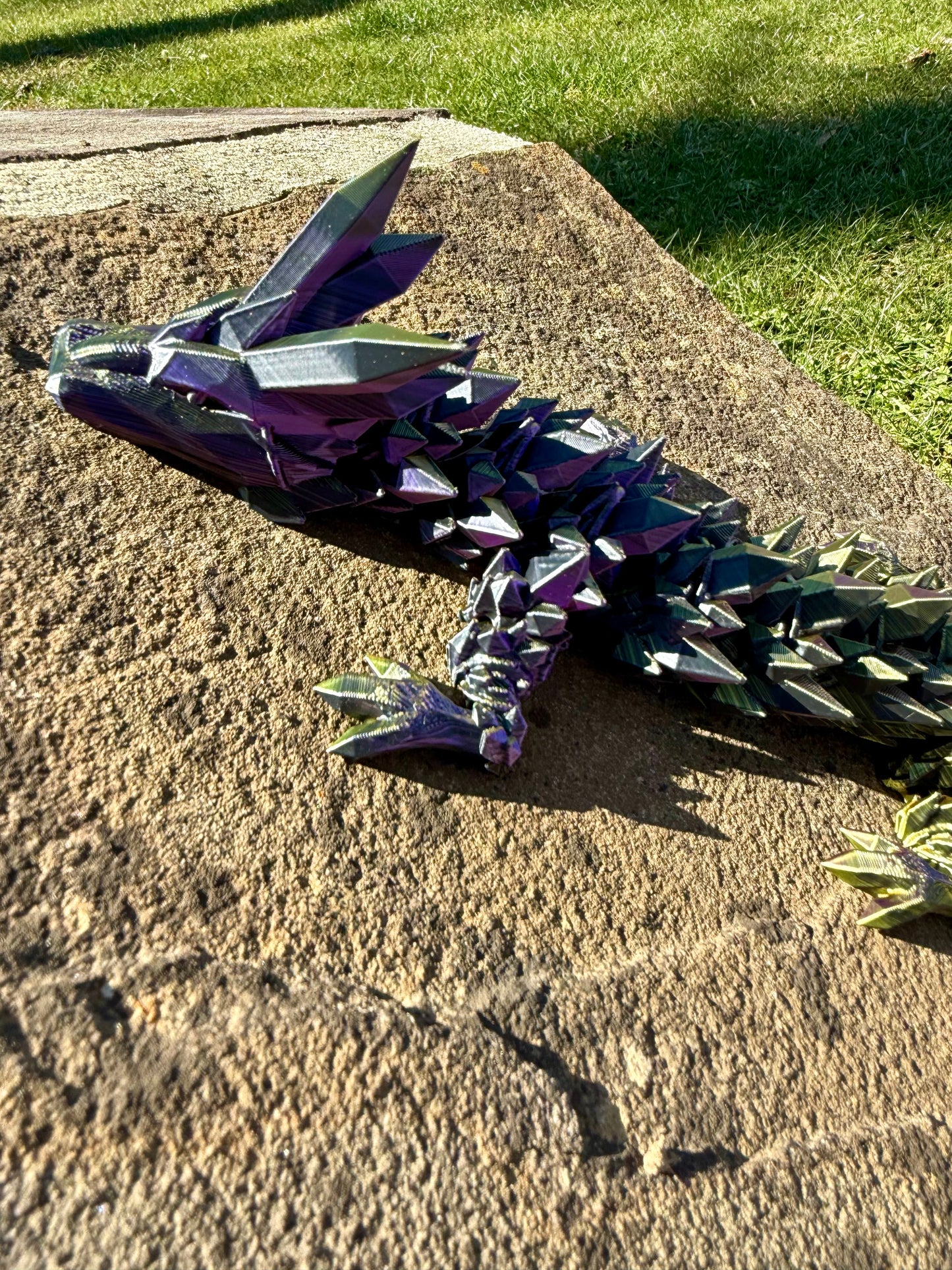 Articulating Crystal Dragon 21"