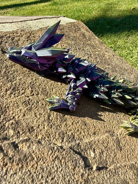 Articulating Crystal Dragon 21"