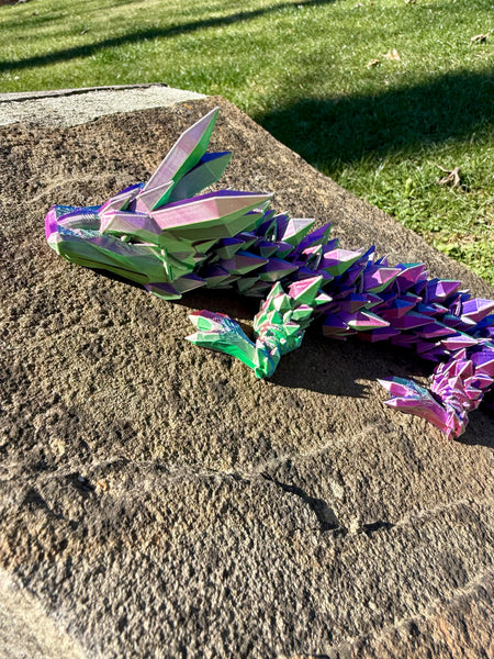 Articulating Crystal Dragon 21"