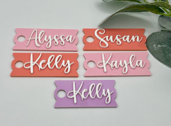 Stanley Acrylic Name Topper