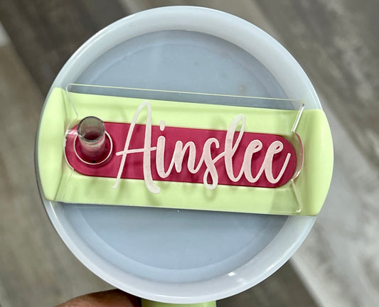 Engraved Stanley Name Topper for Tumbler
