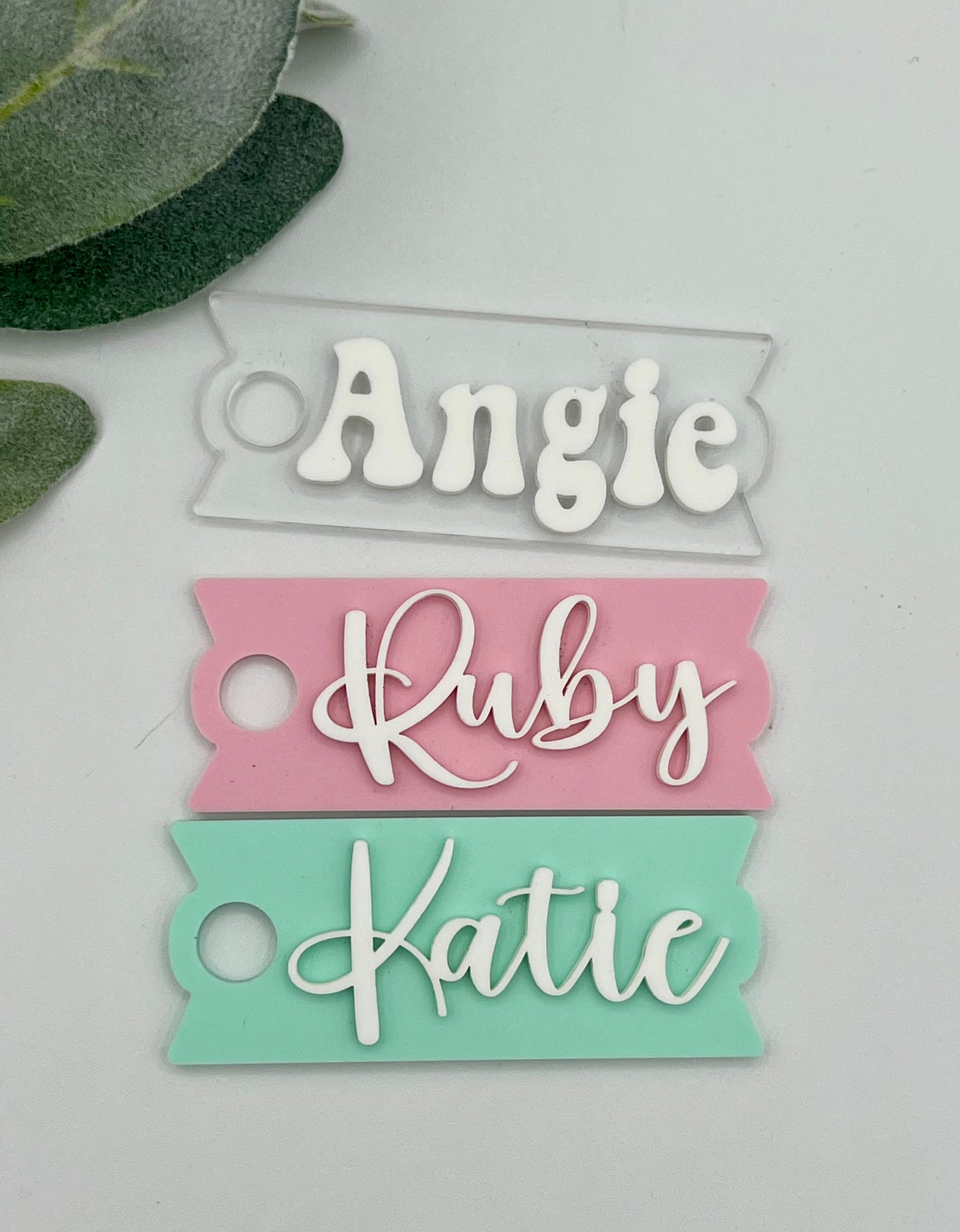 Stanley Acrylic Name Topper