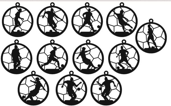 Personalized Soccer Ornament