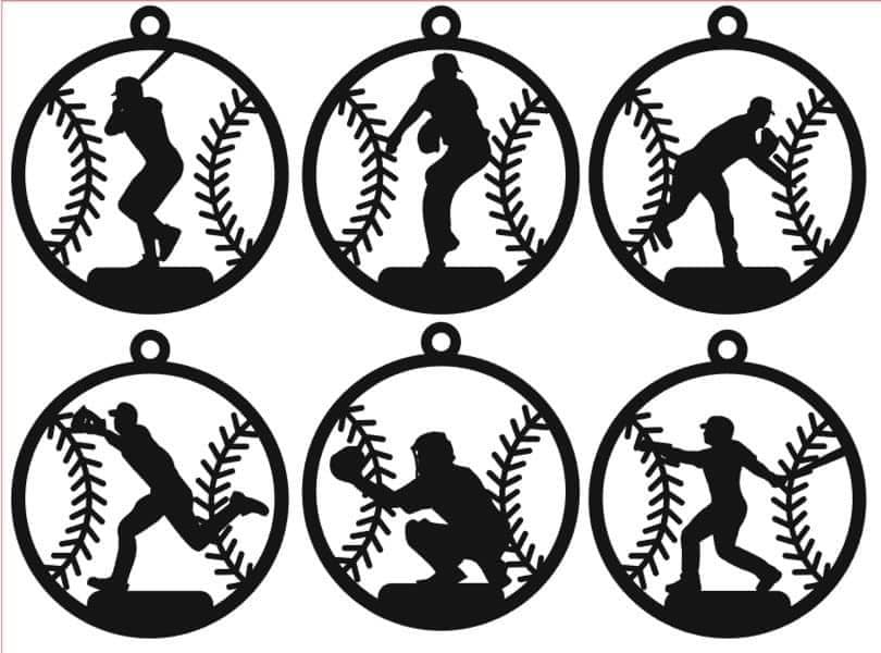 Personalized Baseball Ornament