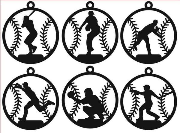 Personalized Baseball Ornament