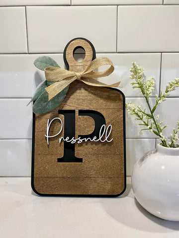 Decorative Personalized Cutting Board