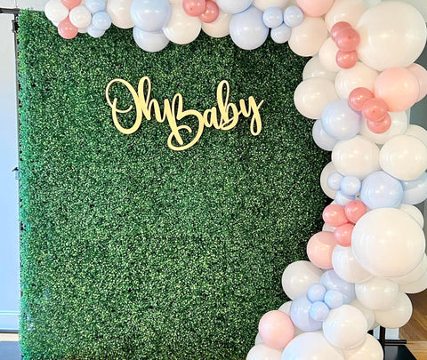 Boxwood Backdrop Only Rental