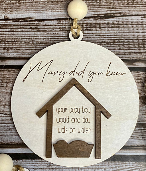 Mary Did You Know Ornaments Complete Set of 13