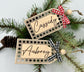 Rattan Stocking Tag or Ornament