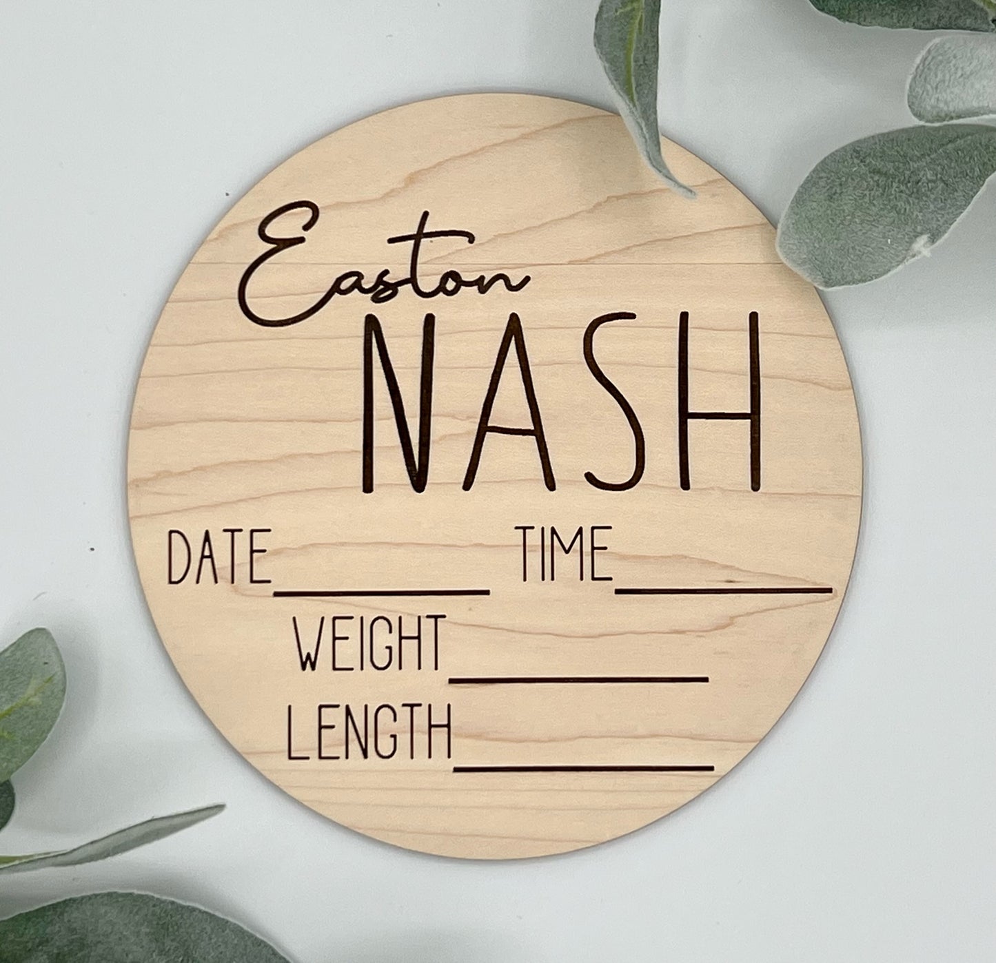 Birth Announcement Round