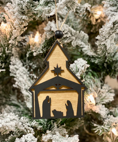 Nativity Scene Christmas Ornament