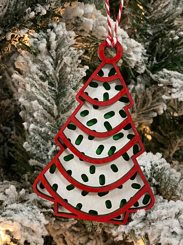 Christmas Tree Cake Ornament