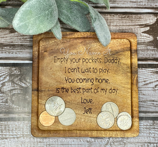 Large Personalized Ring/Trinket Tray