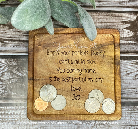 Large Personalized Ring/Trinket Tray