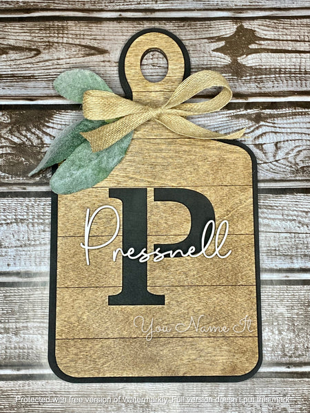 Decorative Personalized Cutting Board