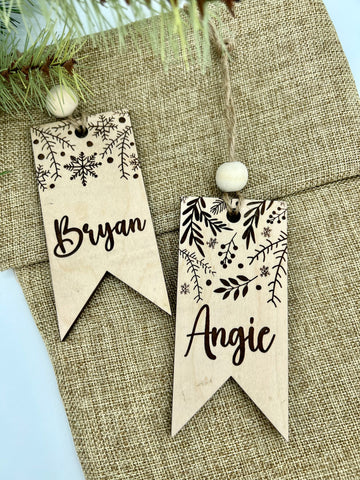 Engraved Stocking Tag