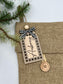 Rattan Stocking Tag or Ornament