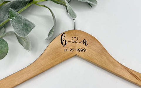 Engraved Wooden Hanger