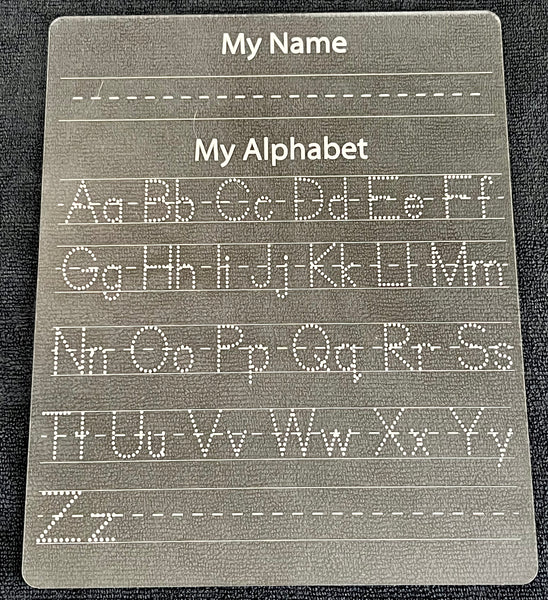 Dry Erase Alphabet and Number/Shape Acrylic Boards