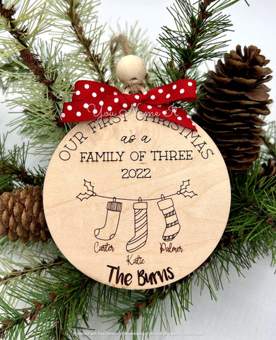 First Christmas as a Family of 3, 4 or 5
