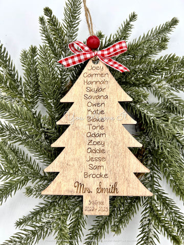 Teacher Class Ornament