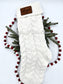 Personalized Leather Patch Stockings