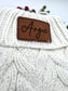 Personalized Leather Patch Stockings