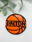 Personalized Basketball Bag Tag with hook