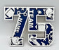 1 Digit Sports Number Plaque