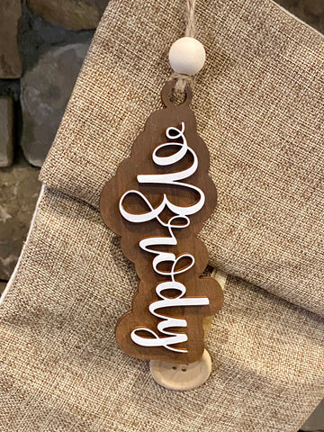 Name Stocking Tag