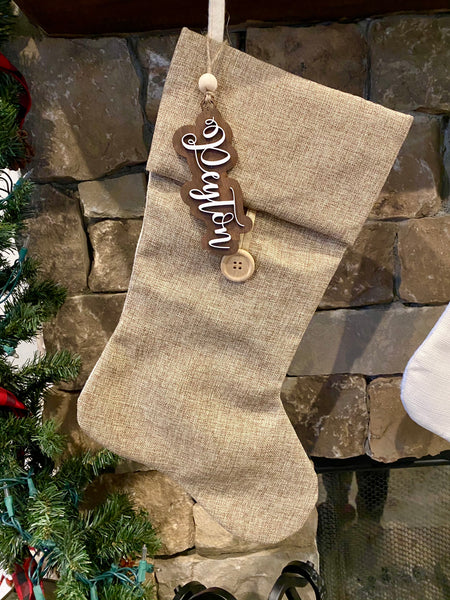 Name Stocking Tag